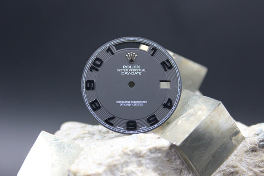 ROLEX DAYDATE 218239 218349 218206 GENUINE MATTE GREY ARABIC DIAL