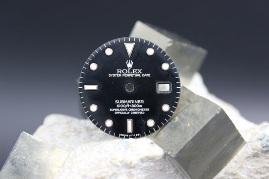 ROLEX SUBMARINER DATE 16610 16800 168000 GENUINE DIAL FROZEN PATINA