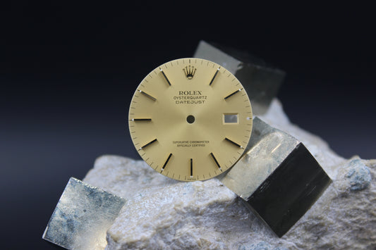 ROLEX DATEJUST OYSTERQUARTZ 17013 GENUINE CHAMPAGNE DIAL
