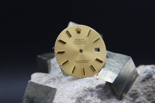 ROLEX DATEJUST OYSTERQUARTZ 17013 GENUINE CHAMPAGNE DIAL