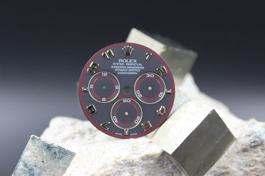 ROLEX DAYTONA 116519 116509 GENUINE ARABIC RACING DIAL LUMINOVA