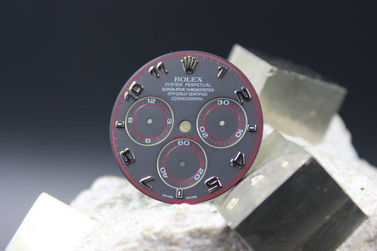 ROLEX DAYTONA 116519 116509 GENUINE ARABIC RACING DIAL LUMINOVA