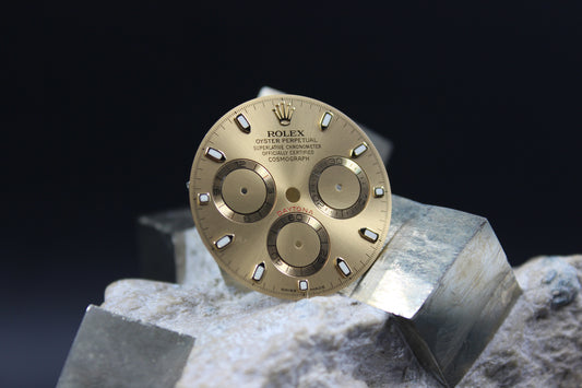 ROLEX DAYTONA 116518 116523 116528 GENUINE CHAMPAGNE DIAL LUMINOVA