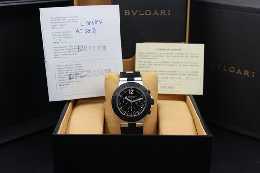 BVLGARI DIAGONO CARBON AC 38 TA FULL SET