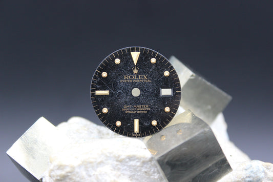 ROLEX GMT MASTER 16753 16758 RARE GENUINE NIPPLE DIAL