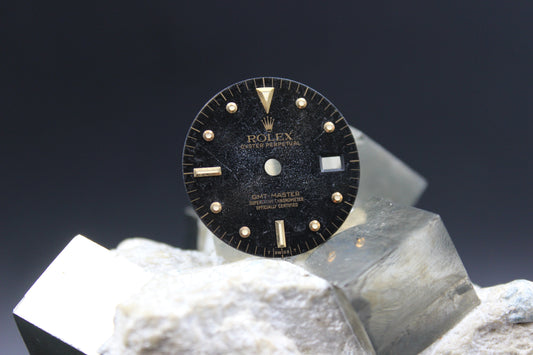 ROLEX GMT MASTER 16753 16758 RARE GENUINE NIPPLE DIAL