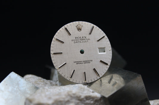 ROLEX DATEJUST 16014 16000 16030 GENUINE LINEN DIAL
