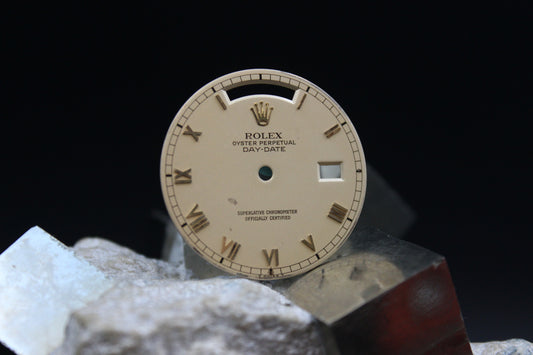 ROLEX DAYDATE 18238 18038 GENUINE CREAM ROMAN DIAL