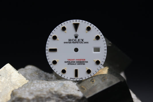 ROLEX YATCHMASTER 16628 16623 RARE ONYX GENUINE DIAL