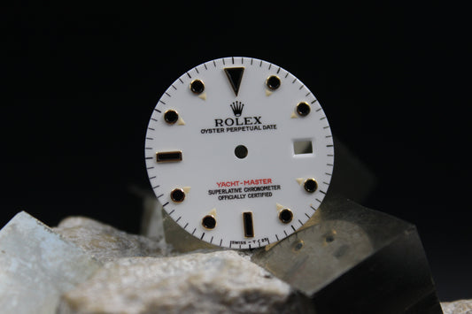 ROLEX YATCHMASTER 16628 16623 RARE ONYX GENUINE DIAL