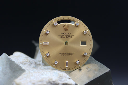 ROLEX DAYDATE 18238 18038 GENUINE DIAMOND DIAL