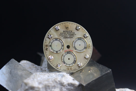 ROLEX DAYTONA 116518 116508 116503 GENUINE MOP LEMON DIAMOND DIAL