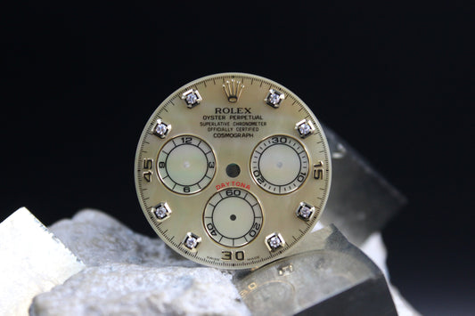 ROLEX DAYTONA 116518 116508 116503 GENUINE MOP LEMON DIAMOND DIAL