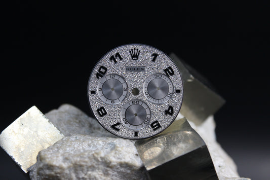 ROLEX DAYTONA 116519 116509 116589 GENUINE DIAMOND PAVED ARABIC DIAL