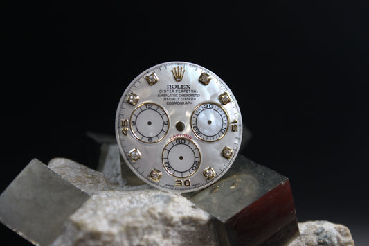 ROLEX DAYTONA 116518 116508 116503 GENUINE MOP DIAMOND DIAL